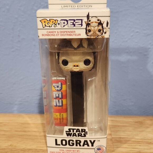 Funko POP! Logray PEZ Dispenser Star Wars Limited Edition Collectable New - Picture 1 of 6